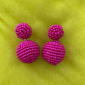 Jcrew hot pink studs!